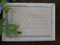 Struma Military Cemetery - Dauncey, Allen Richard